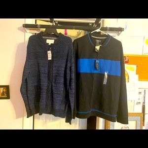 Mens long sleeves, winter sweater n pull over. Sold separately or together.